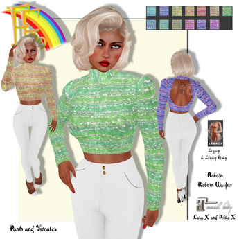 Second Life Marketplace - E&E Helen Outfit Pretty Waves